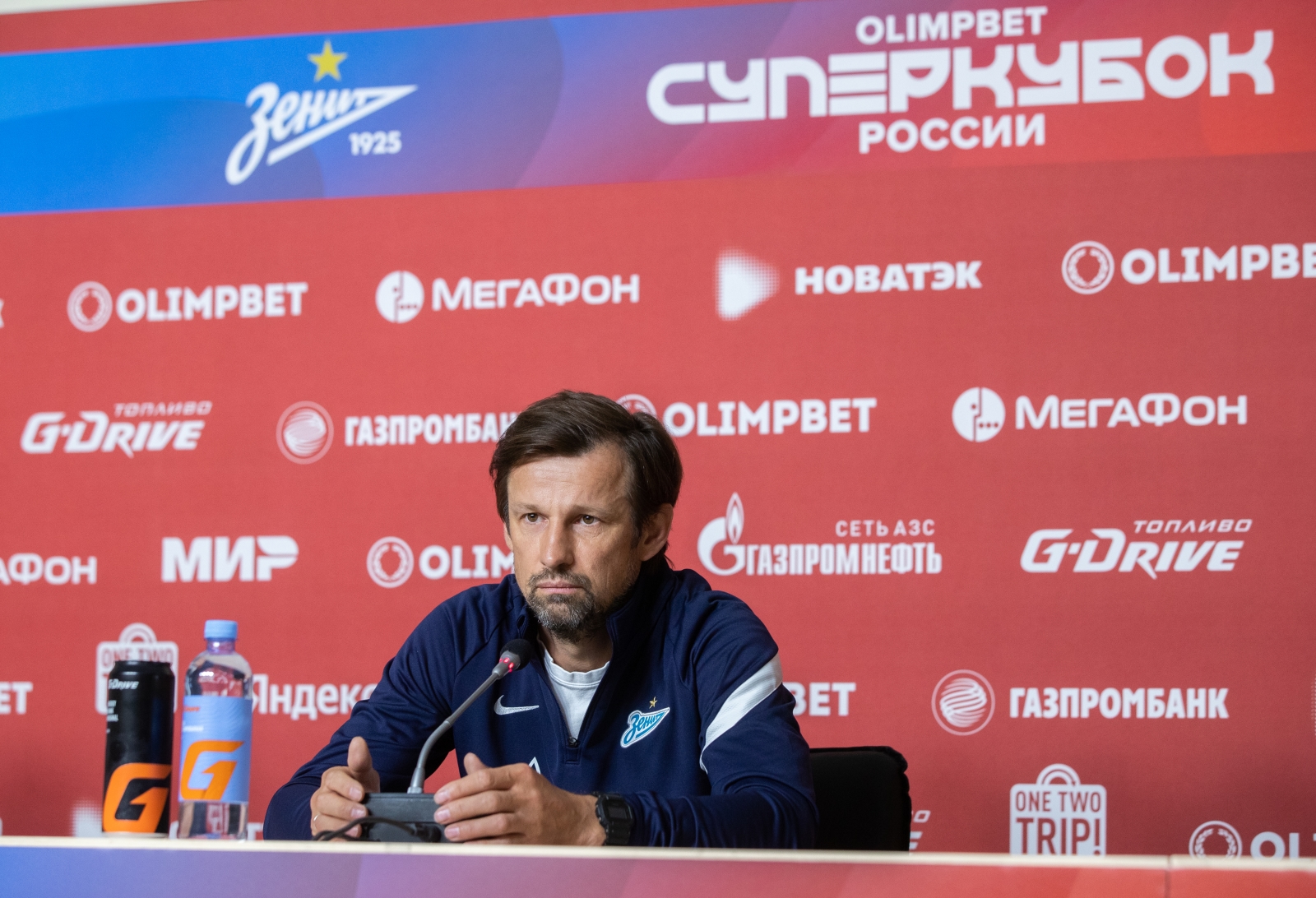 Пресс-конференция «Зенита» перед матчем со «Спартаком»