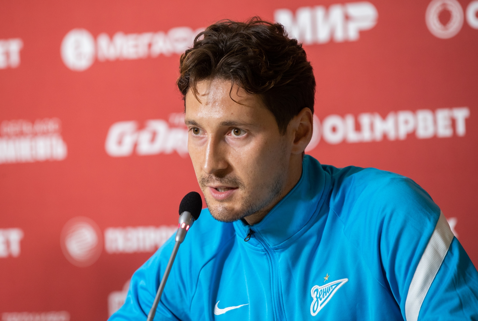 Пресс-конференция «Зенита» перед матчем со «Спартаком»