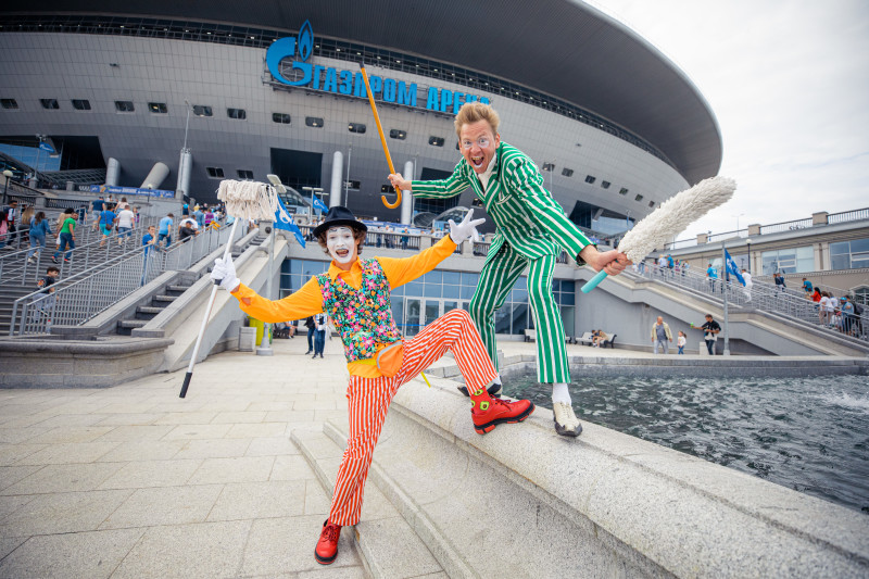 Фан-променад перед матчем «Зенит» — «Торпедо»