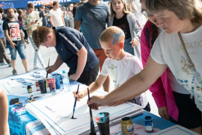 Фан-променад перед матчем «Зенит» — «Торпедо»