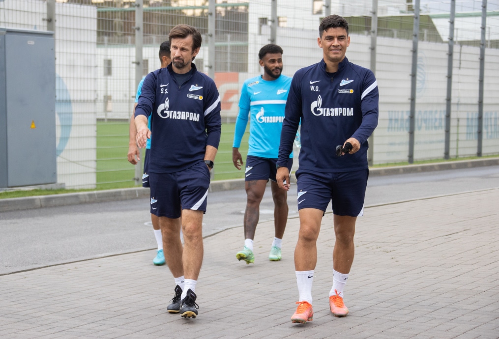 Открытая тренировка «Зенита» перед матчем с «Уралом»
