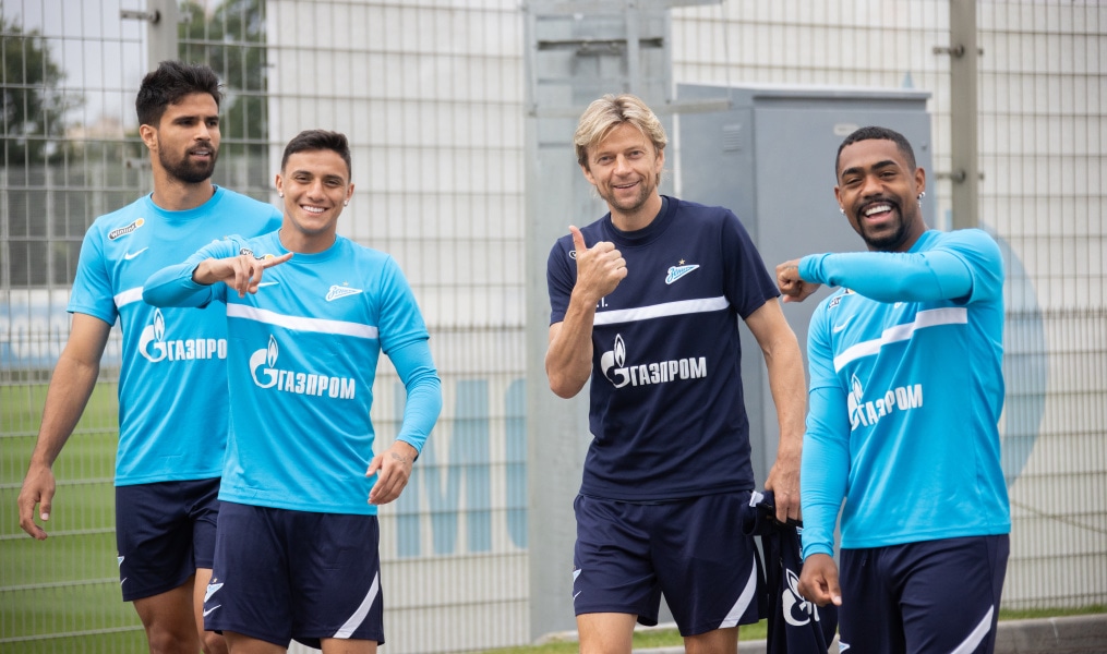 Открытая тренировка «Зенита» перед матчем с «Уралом»