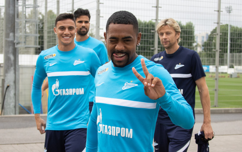 Открытая тренировка «Зенита» перед матчем с «Уралом»