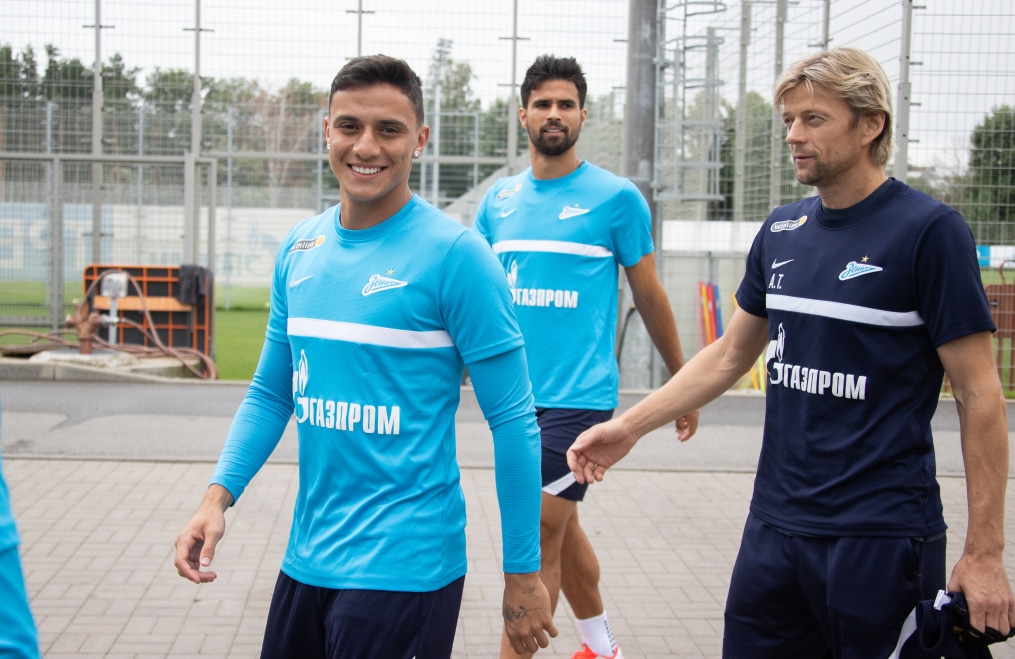 Открытая тренировка «Зенита» перед матчем с «Уралом»