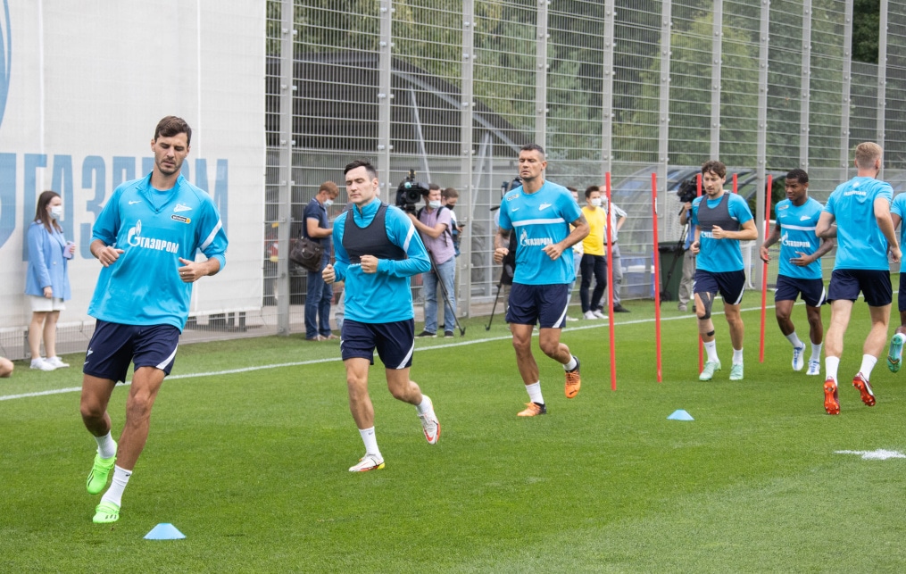 Открытая тренировка «Зенита» перед матчем с «Уралом»