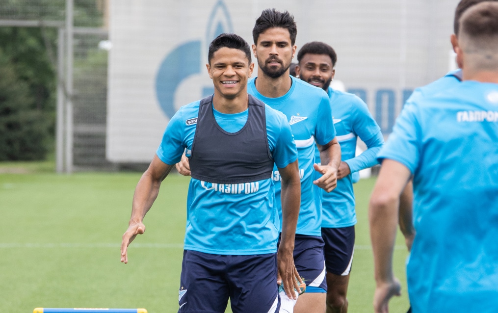 Открытая тренировка «Зенита» перед матчем с «Уралом»