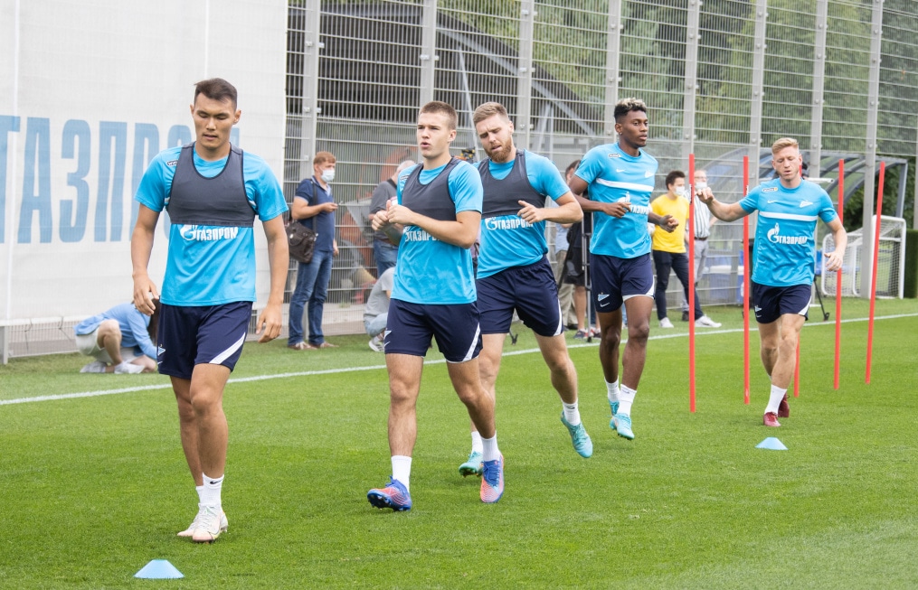 Открытая тренировка «Зенита» перед матчем с «Уралом»