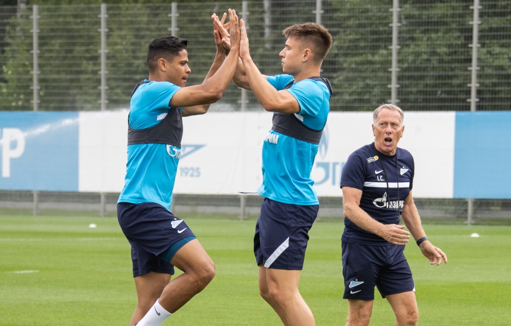 Открытая тренировка «Зенита» перед матчем с «Уралом»