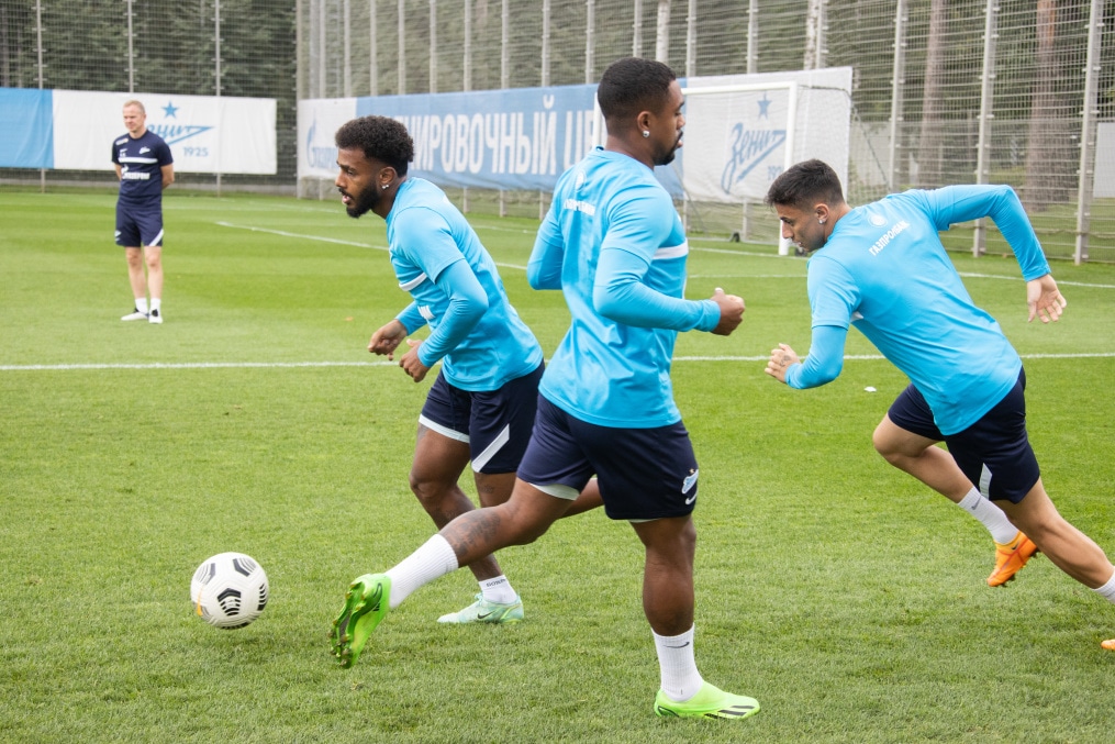 Открытая тренировка «Зенита» перед матчем с «Уралом»