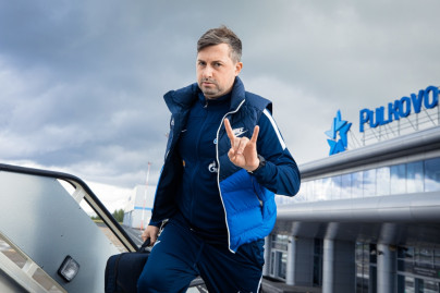 Команда в Пулково перед вылетом в Москву на матч со «Спартаком»