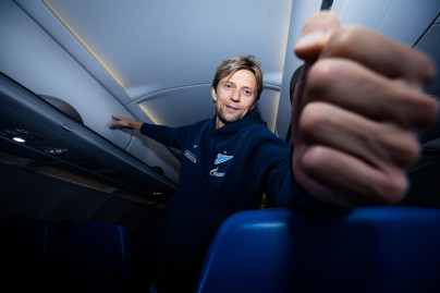 Команда в Пулково перед вылетом в Москву на матч со «Спартаком»