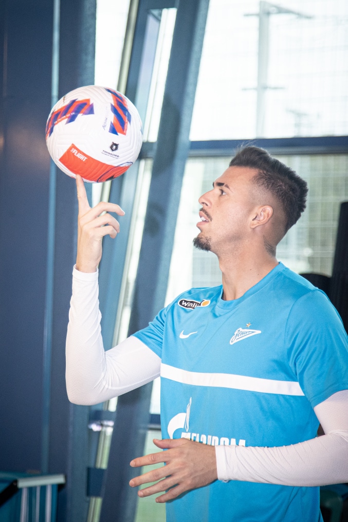 Тренировка основного состава «Зенита» после короткого перерыва