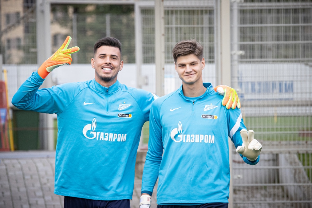 Тренировка основного состава «Зенита» после короткого перерыва