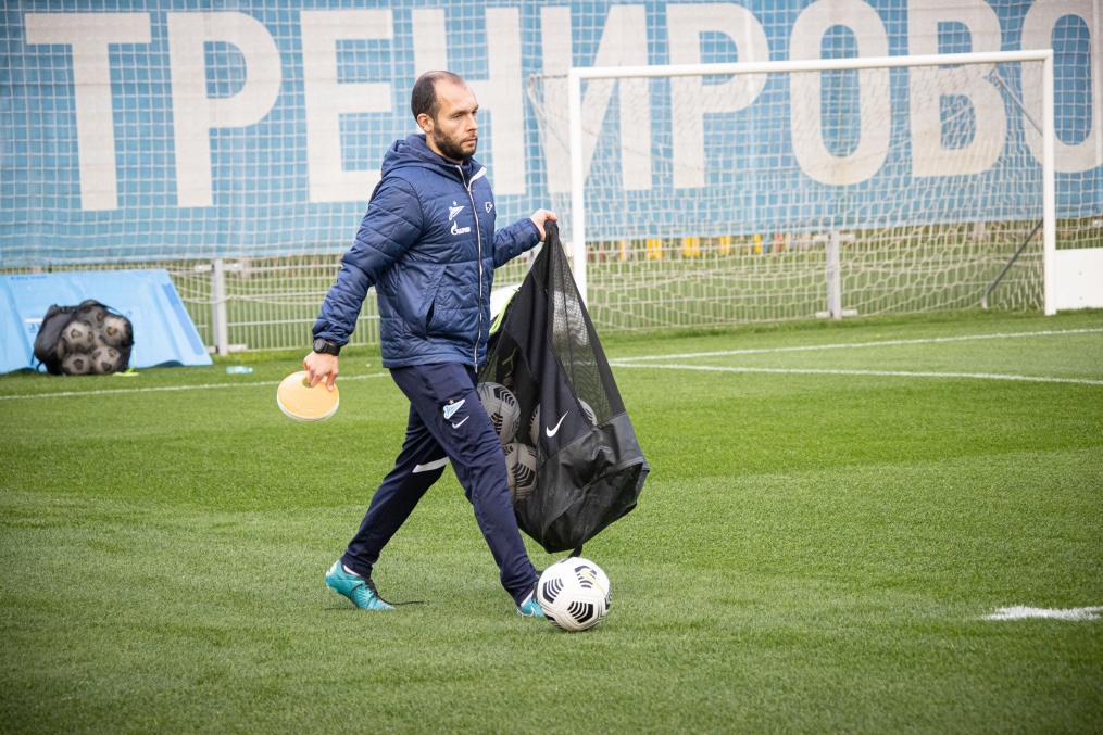 Тренировка основного состава «Зенита» после короткого перерыва