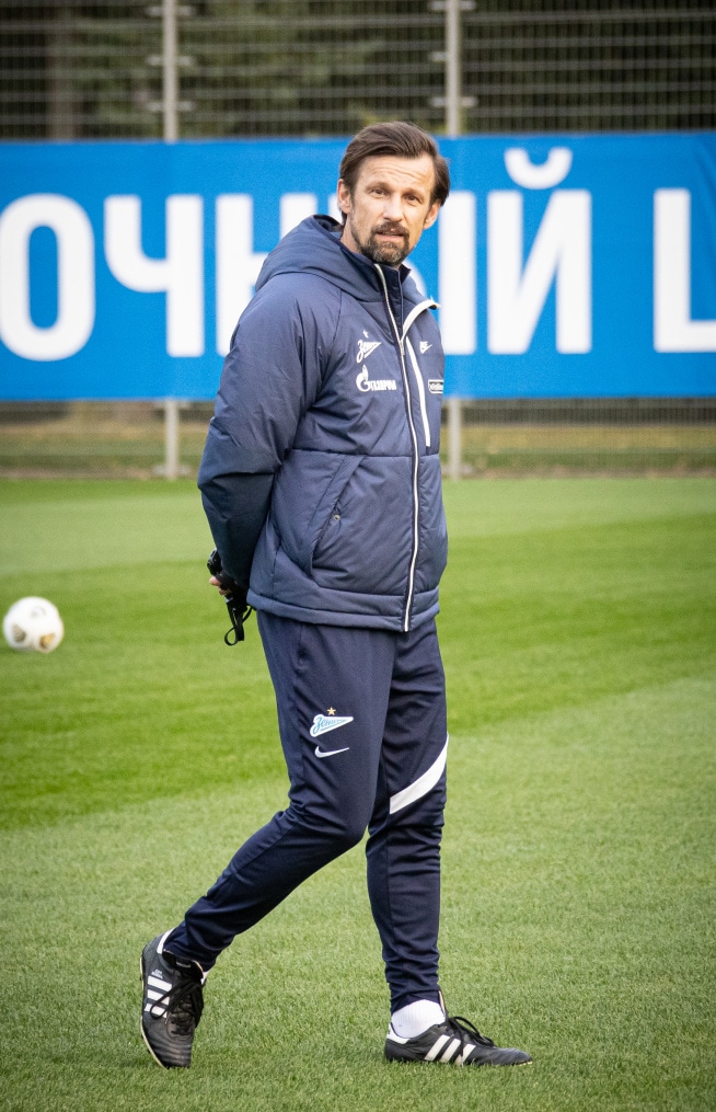 Тренировка основного состава «Зенита» после короткого перерыва