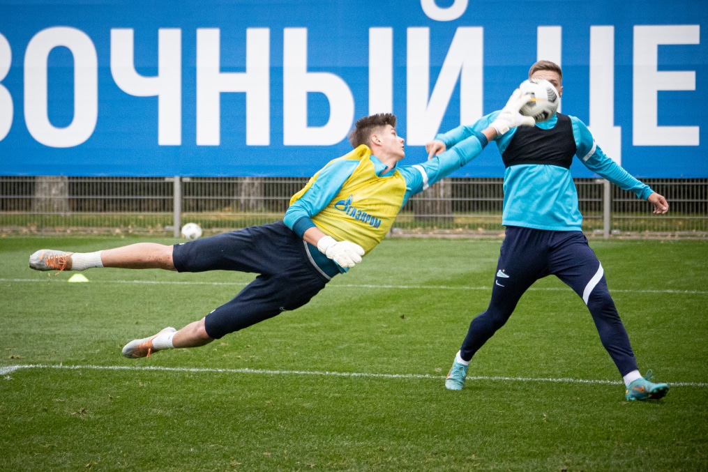 Тренировка основного состава «Зенита» после короткого перерыва