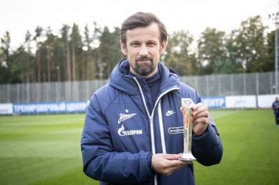 Тренировка основного состава «Зенита» после короткого перерыва