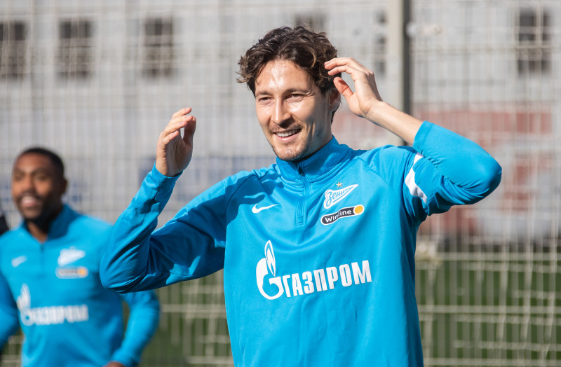 Открытая тренировка «Зенита» перед матчем со «Спартаком»