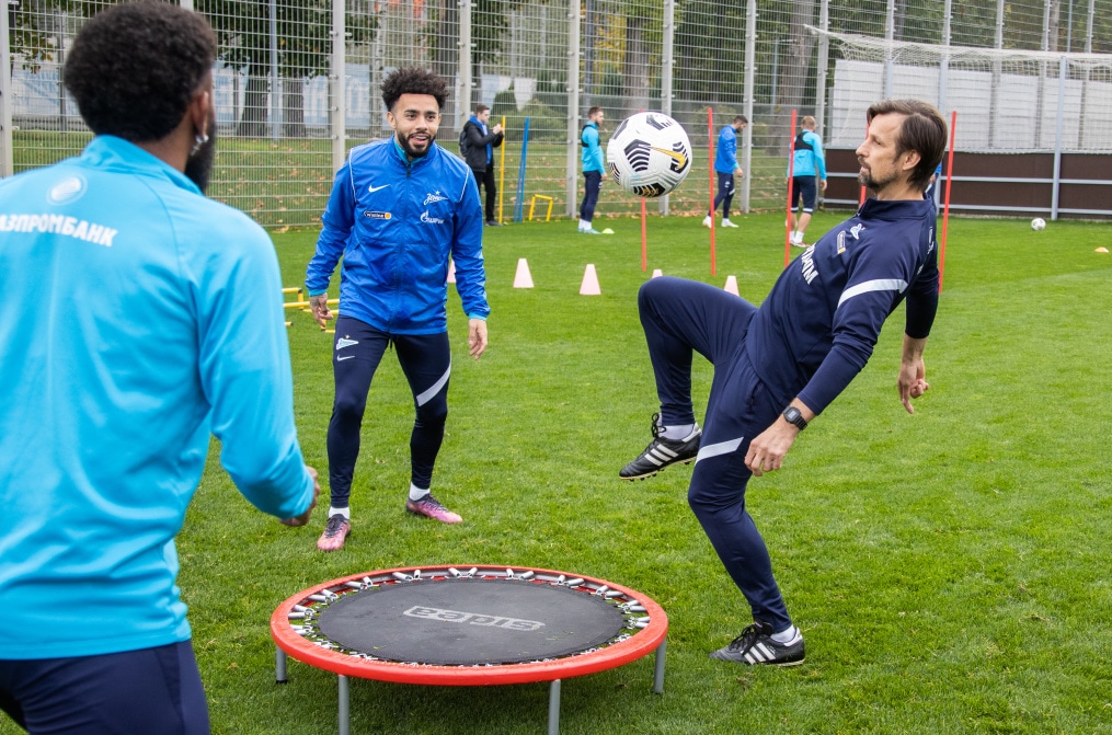 Открытая тренировка «Зенита» перед матчем со «Спартаком»