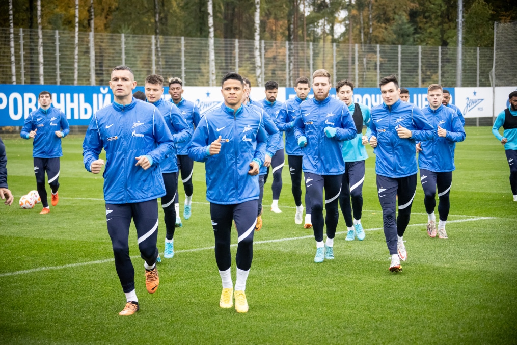 Открытая тренировка «Зенита» перед матчем с «Факелом»