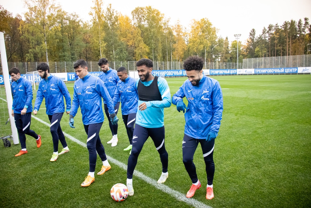 Открытая тренировка «Зенита» перед матчем с «Факелом»