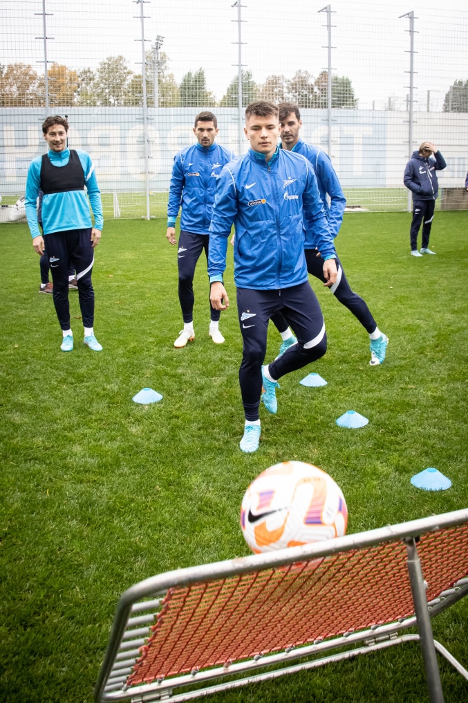 Открытая тренировка «Зенита» перед матчем с «Факелом»