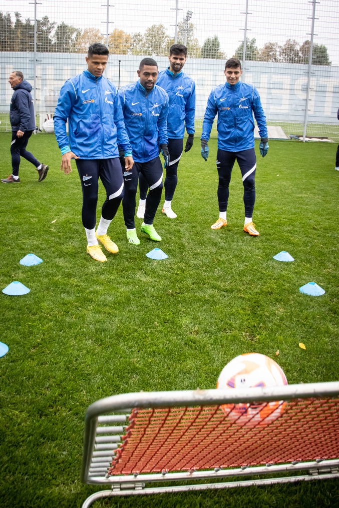 Открытая тренировка «Зенита» перед матчем с «Факелом»