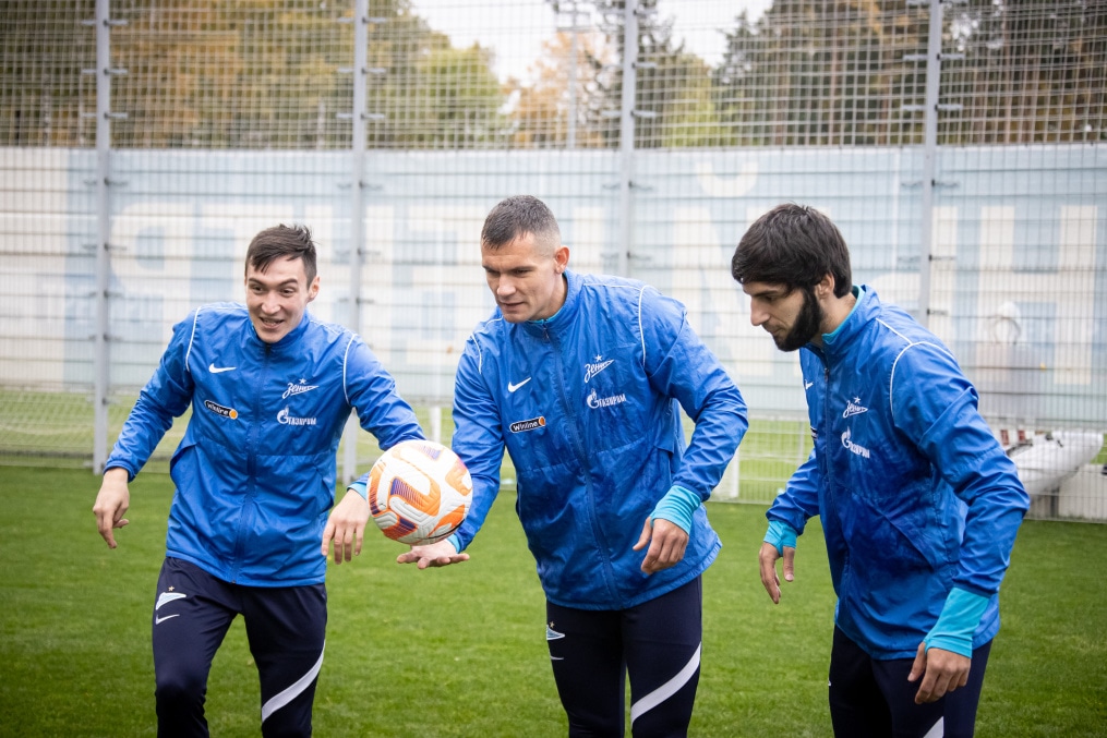 Открытая тренировка «Зенита» перед матчем с «Факелом»