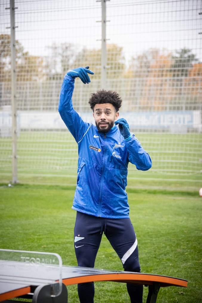 Открытая тренировка «Зенита» перед матчем с «Факелом»