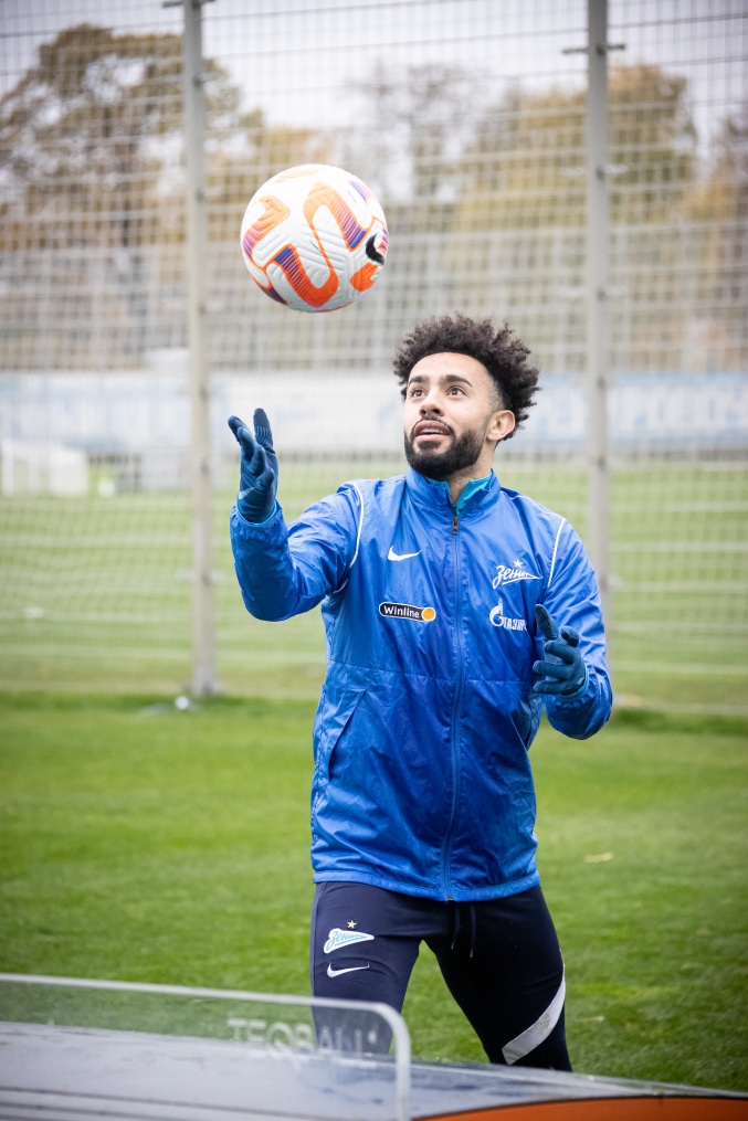 Открытая тренировка «Зенита» перед матчем с «Факелом»