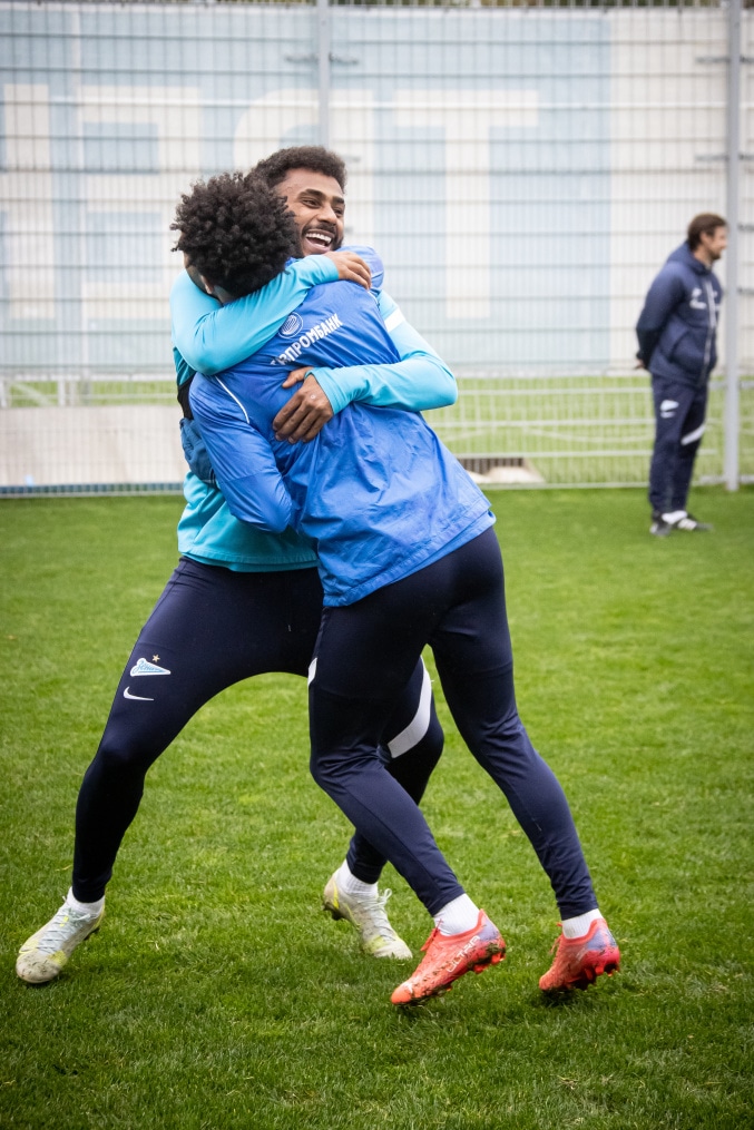 Открытая тренировка «Зенита» перед матчем с «Факелом»