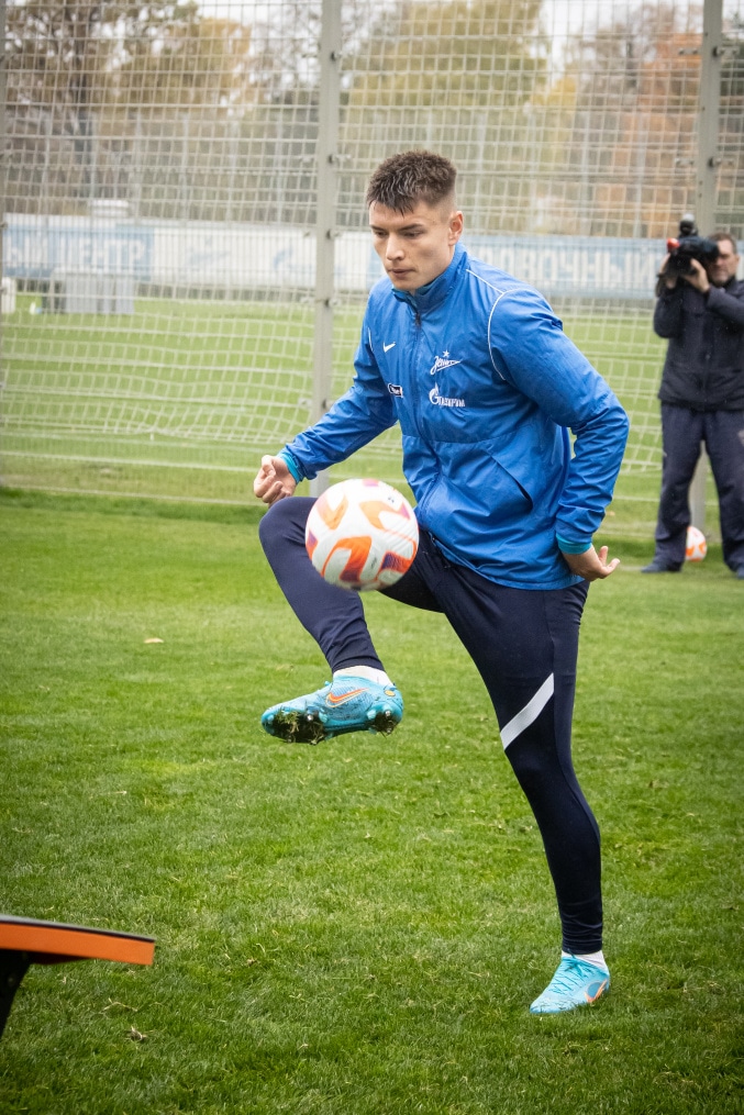 Открытая тренировка «Зенита» перед матчем с «Факелом»