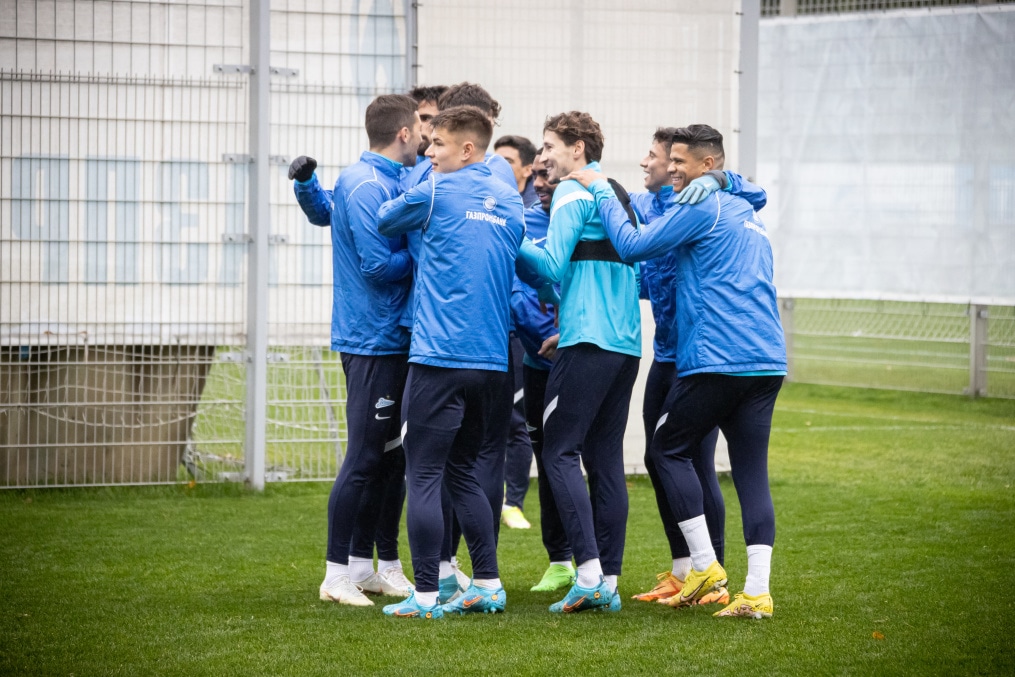 Открытая тренировка «Зенита» перед матчем с «Факелом»