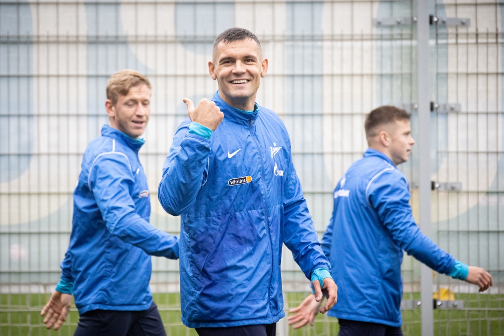 Открытая тренировка «Зенита» перед матчем с «Факелом»