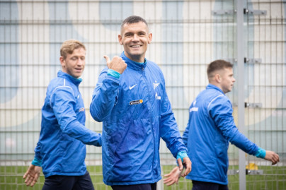 Открытая тренировка «Зенита» перед матчем с «Факелом»