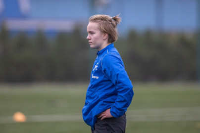 Тренировка молодежной женской команды перед матчем с «Рязань-ВДВ» -м