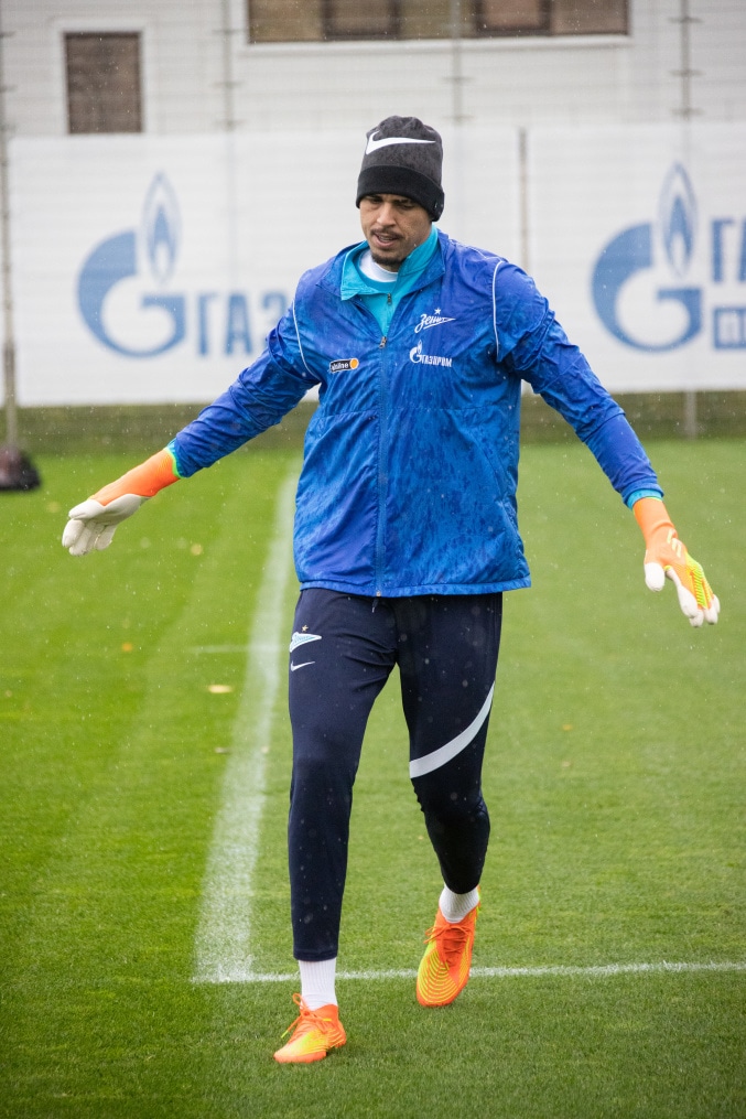 Тренировка «Зенита» перед матчем с «Крыльями Советов»