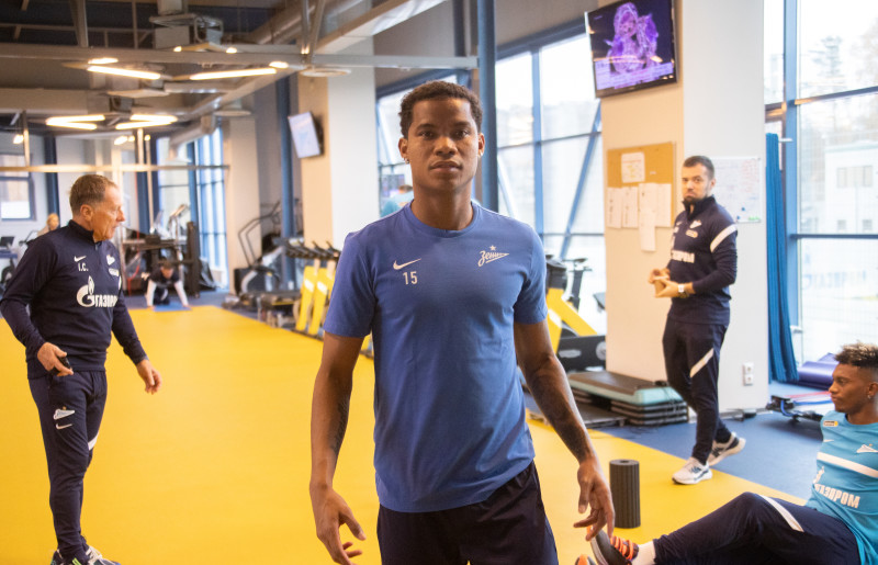 Открытая тренировка «Зенита» перед матчем с «Краснодаром»