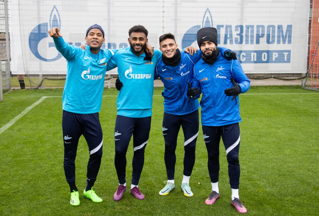 Открытая тренировка «Зенита» перед матчем с «Краснодаром»