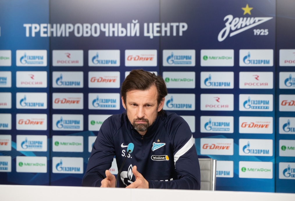 Пресс-конференция «Зенита» перед матчем с «Краснодаром»