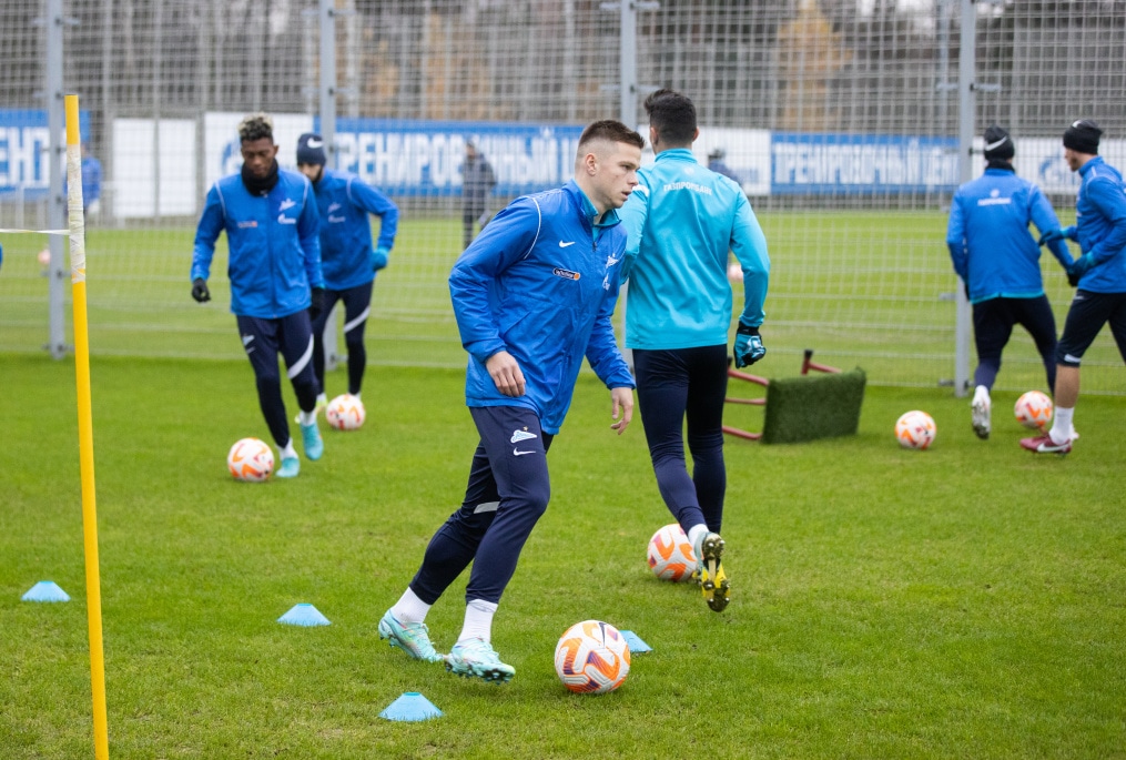 Открытая тренировка «Зенита» перед матчем с «Торпедо»