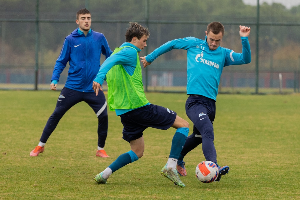 «Газпром» — тренировочные сборы «Зенита»-м в Турции: 28 ноября, утренняя тренировка