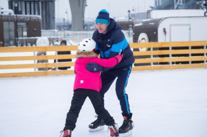 Команда «Зенит»-м на катке у Флагштока