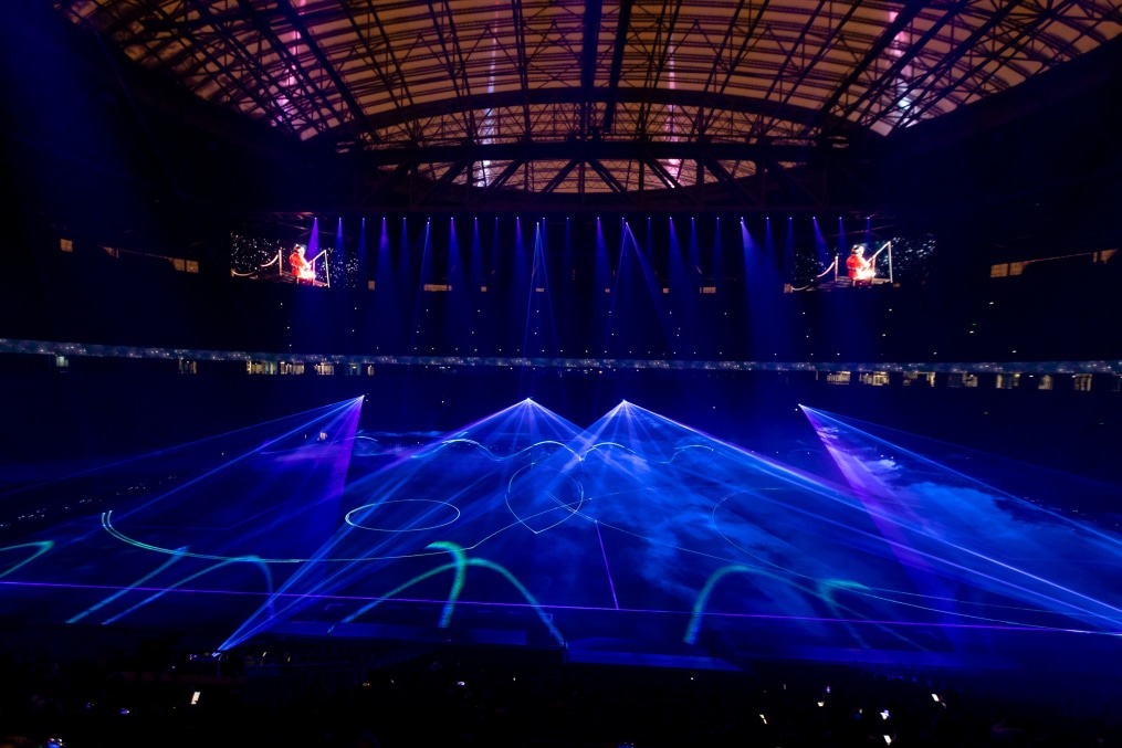 Премьерный показ шоу «Космос» на «Газпром Арене»