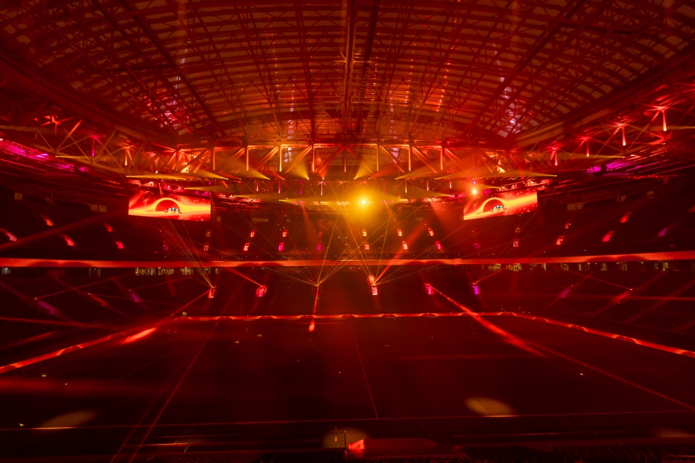 Премьерный показ шоу «Космос» на «Газпром Арене»