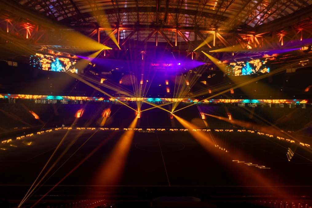 Премьерный показ шоу «Космос» на «Газпром Арене»