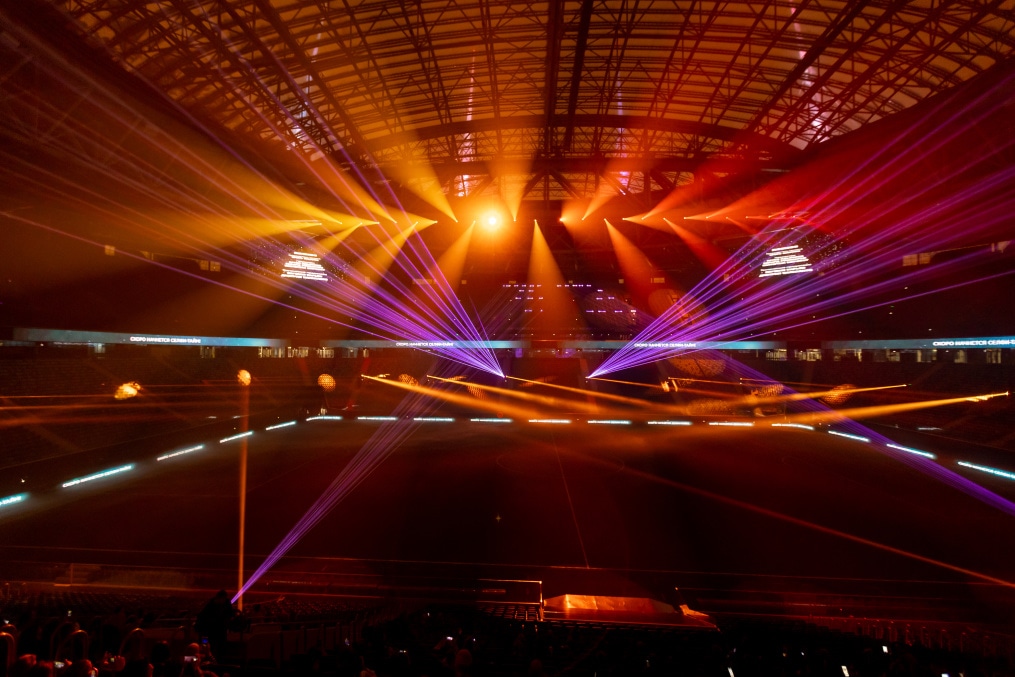 Премьерный показ шоу «Космос» на «Газпром Арене»