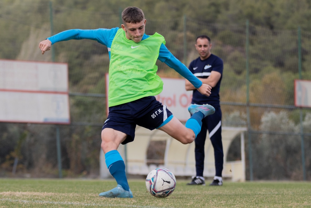 «Газпром» — тренировочные сборы «Зенита»-м в Турции: 21 ноября, утренняя тренировка