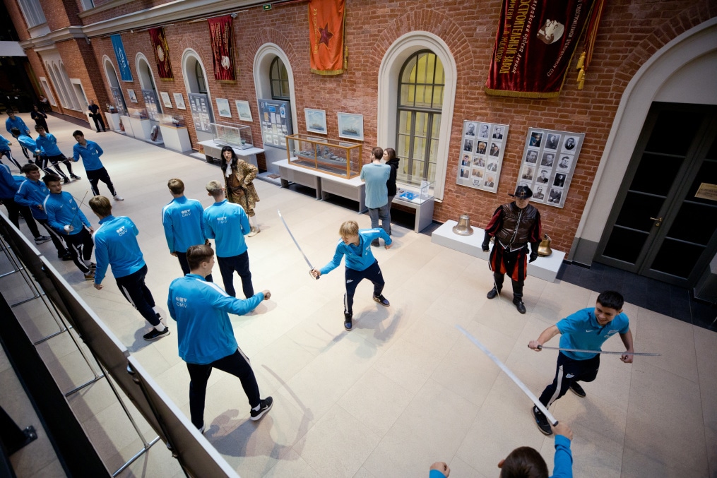 Воспитанники Академии на экскурсии в Военно-Морском музее