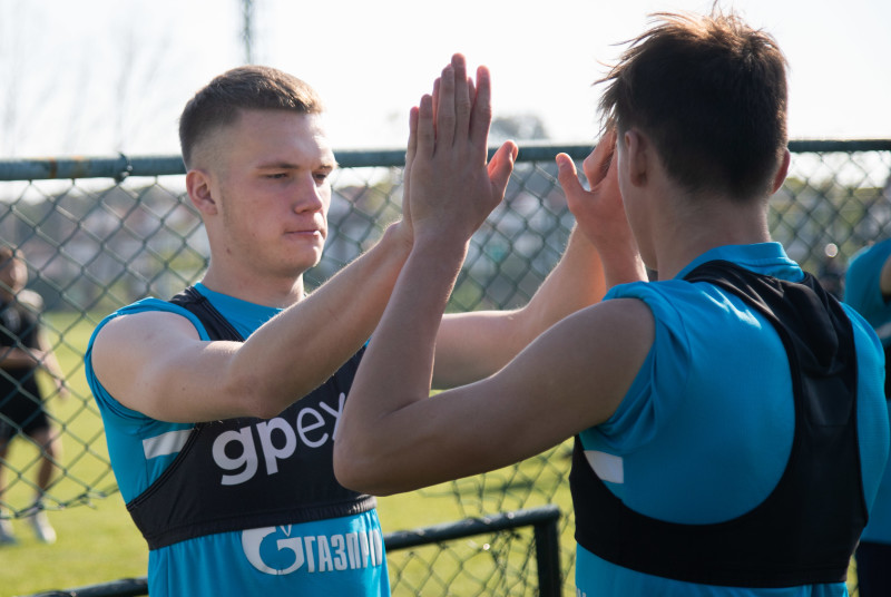 «Газпром»-тренировочные сборы «Зенита»-м в Турции: 25 января, утренняя тренировка